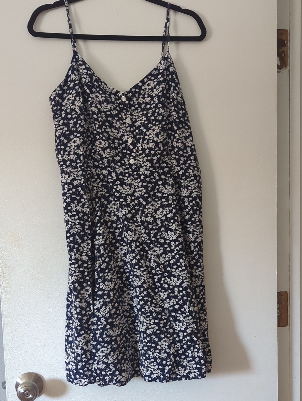 GAP Navy and White Floral Sundress